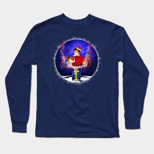 10th Doctor celebrate christmas Long Sleeve T-Shirt